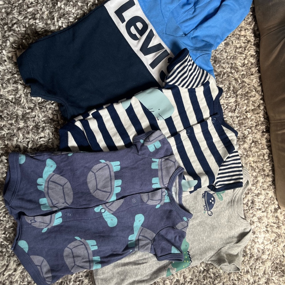 Newborn boy summer outfits